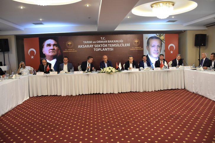 Tarım ve Orman Bakanı Kirişci, Aksaray'da sektör temsilcileriyle buluştu: G4