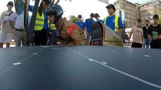 İTÜ ZES Güneş Arabası Ekibi, Türkiye turunun ilk durağı Bursa'ya ulaştı