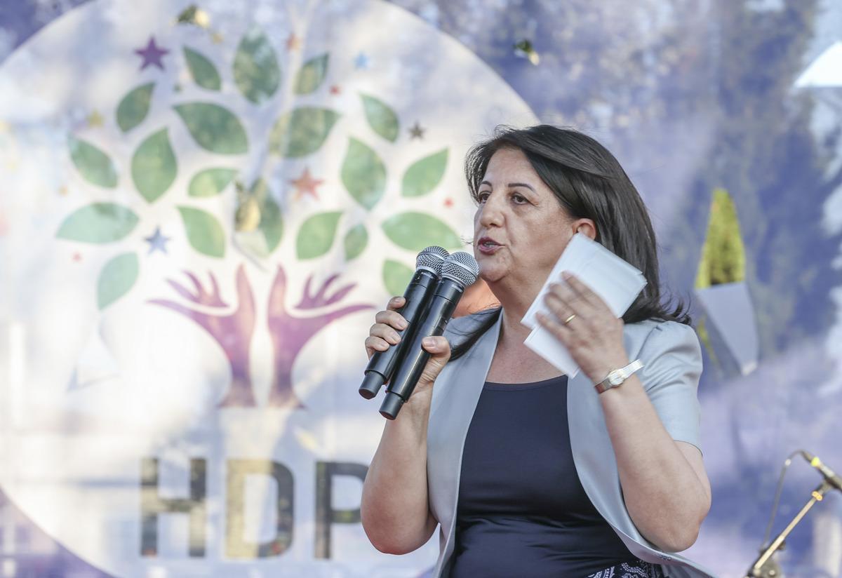 HDP Eş Genel Başkanı Buldan, İstanbul'daki mitingde konuştu: