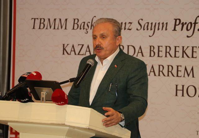 TBMM Başkanı Şentop, Tekirdağ'daki Muharrem Ayı İftar Programı'nda konuştu