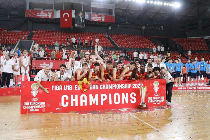 18 Yaş Altı Erkekler Avrupa Basketbol Şampiyonası'nda şampiyon İspanya G3