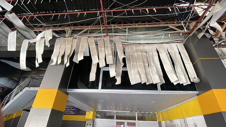 Adıyaman Küçük Sanayi Sitesi'nde çıkan yangına müdahale eden itfaiye eri yaralandı G2