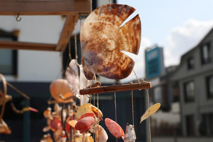 Deniz kabuklarını süs eşyasına dönüştürüyor G5