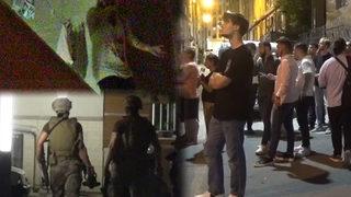 İstanbul'da hareketli dakikalar! Elde bıçak kendini balkona kilitledi, eve koçbaşıyla girildi