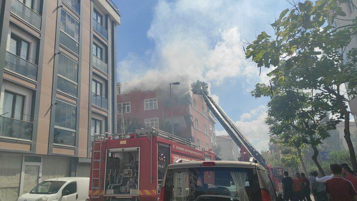 Kartal'da bir binada çıkan yangında 4 kişi dumandan etkilendi G3
