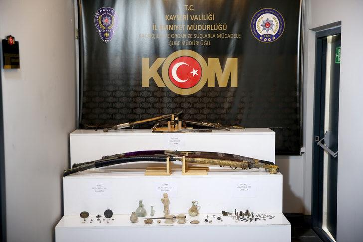 Kayseri'de tarihi eser kaçakçılığı operasyonunda 2 zanlı yakalandı G1
