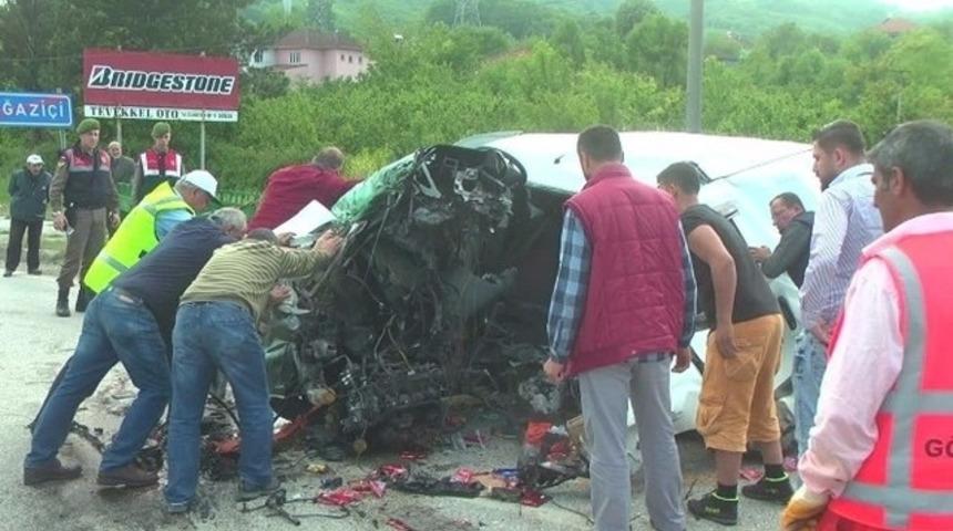 Düzce’de feci kaza: 1 ölü