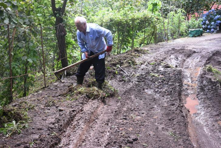 Giresun'da şiddetli yağışın oluşturduğu hasar gideriliyor G5
