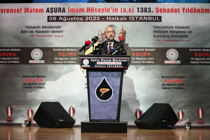 CHP Genel Başkanı Kılıçdaroğlu, "Evrensel Aşura Matem Merasimi"nde konuştu: G1