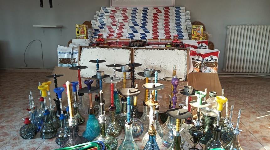 Amasya'da 141 bin makaron ve 73 kilogram tütün ele geçirildi