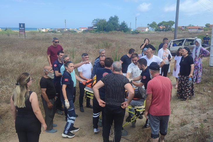 Sakarya'da kamyonetle çarpışan otomobilden fırlayan sürücü yaralandı G2