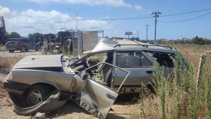Sakarya'da kamyonetle çarpışan otomobilden fırlayan sürücü yaralandı G5