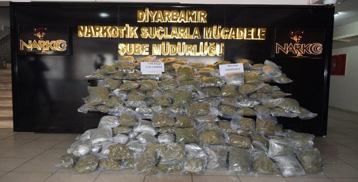 Diyarbakır'da 2 ayda 720 kilo 512 gram esrar ve türevleri ele geçirildi G2