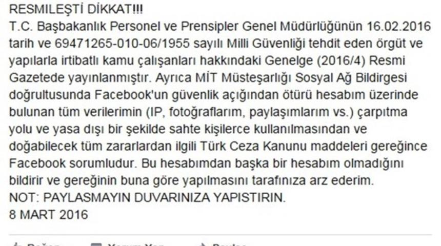 Sosyal medyada 'Resmileşti Dikkat' uyarısına kanmayın