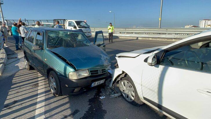 Kocaeli'de ters yönde ilerleyen otomobilin neden olduğu kazada 2 kişi yaralandı G1