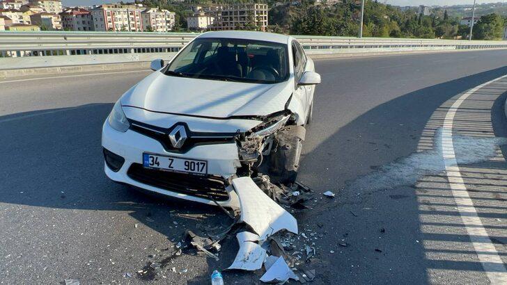 Kocaeli'de ters yönde ilerleyen otomobilin neden olduğu kazada 2 kişi yaralandı G3