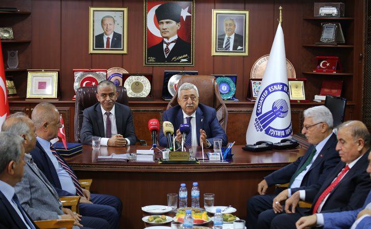 TESK Genel Başkanı Palandöken'den, Gaziantep'te esnaf odasına ziyaret G4