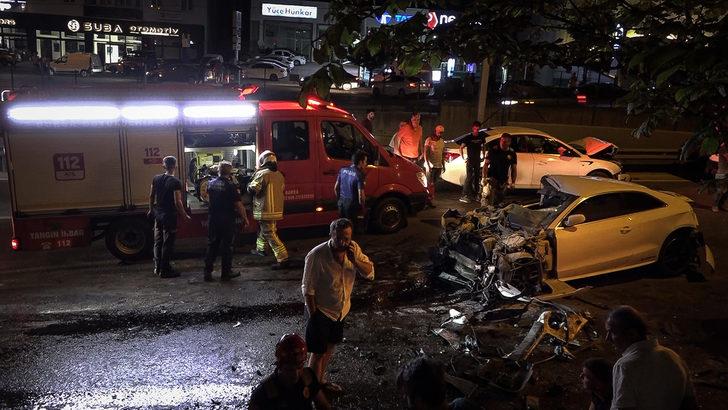 Bursa'daki 4 aracın karıştığı zincirleme kazada 5 kişi yaralandı G2