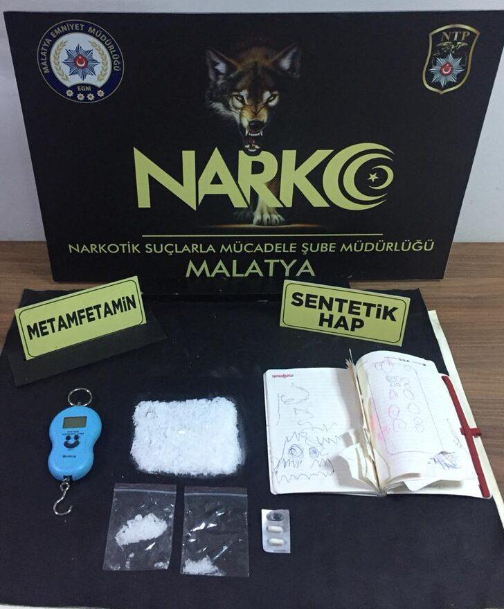 Malatya'da  uyuşturucu operasyonlarında 2 zanlı tutuklandı