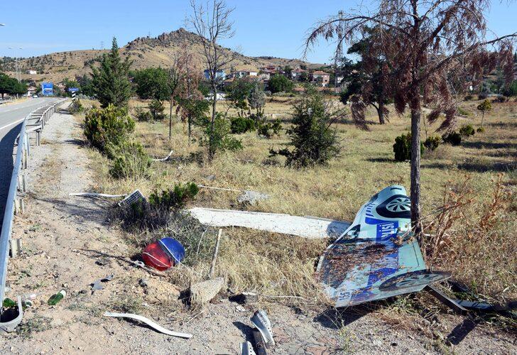 Kırıkkale'de köprüden düşen otomobilin sürücüsü yaralandı G3