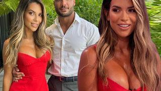 Love Island'ın kazananı Ekin Su canlı yayında dekoltesinin azizliğine uğradı! 