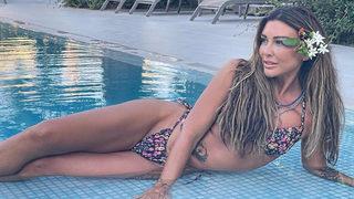 Yatak pozları olay olmuştu! Hamdi Alkan'ın eski eşi Selen Görgüzel mini şortlu pozlarıyla dikkat çekti!