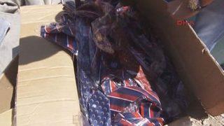 Gecekonduya baskında asker ve polise ait malzemeler ele geçirildi