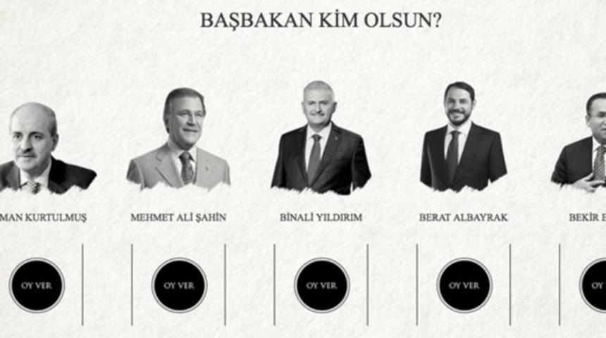 AKP'nin 22 Mayıs kongresi için site kuruldu: Yeni başbakan kim olsun?