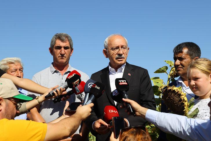 CHP Genel Başkanı Kılıçdaroğlu, Edirne'de çiftçilerle bir araya geldi: G4