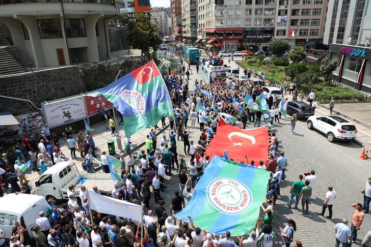 Çaykur Rizespor'da birlik ve dayanışma yürüyüşü gerçekleştirildi G4