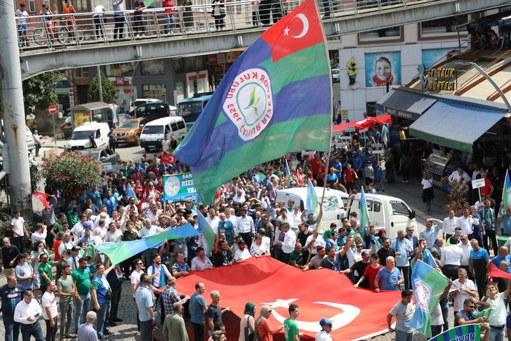 Çaykur Rizespor'da birlik ve dayanışma yürüyüşü gerçekleştirildi G5
