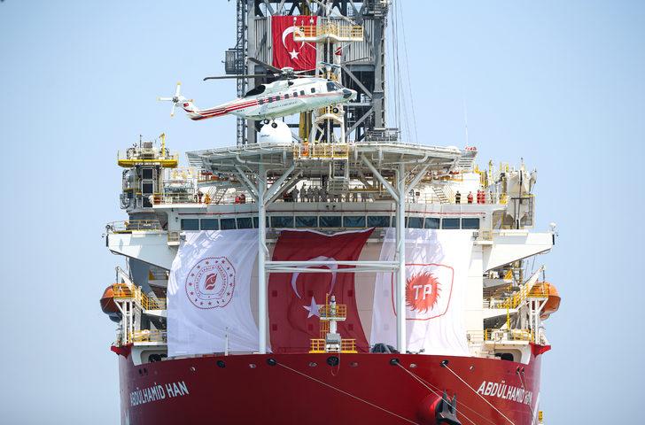 Cumhurbaşkanı Erdoğan, Abdülhamid Han Sondaj Gemisi'nde incelemelerde bulundu G5