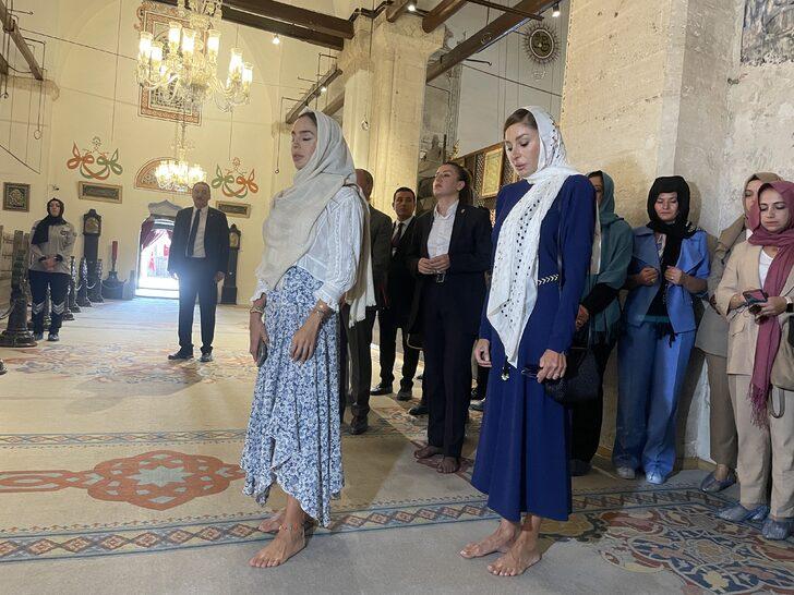 Azerbaycan Cumhurbaşkanı Aliyev'in eşi Mihriban Aliyeva Mevlana Müzesi'ni ziyaret etti G3