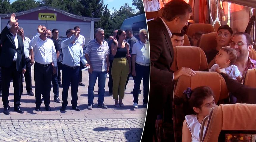 Suriyeliler ülkelerine dönüyor! 'Türk halkı hakkını helal etsin'