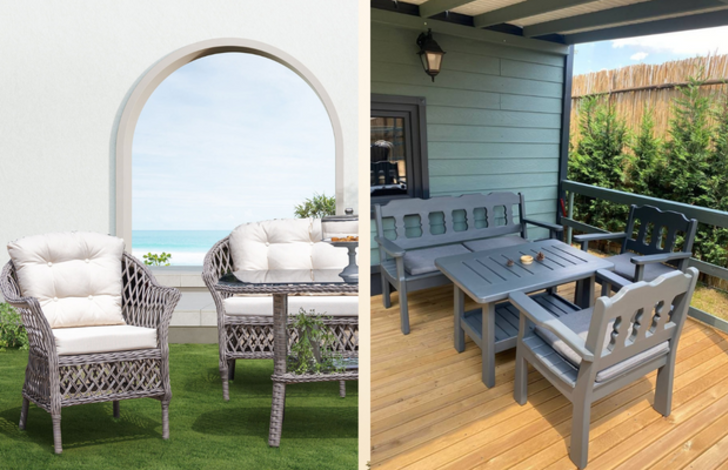 Bahçenize veya verandanıza yepyeni bir hava getirecek bahçe mobilyaları
