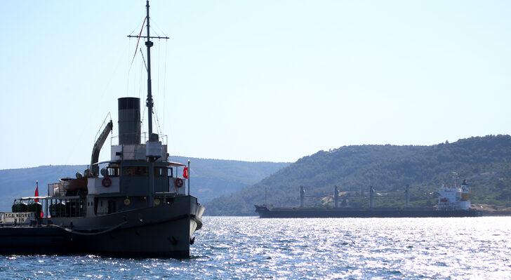 Ukrayna'dan denize açılan mısır yüklü "Navi Star" Çanakkale Boğazı'ndan geçti G5