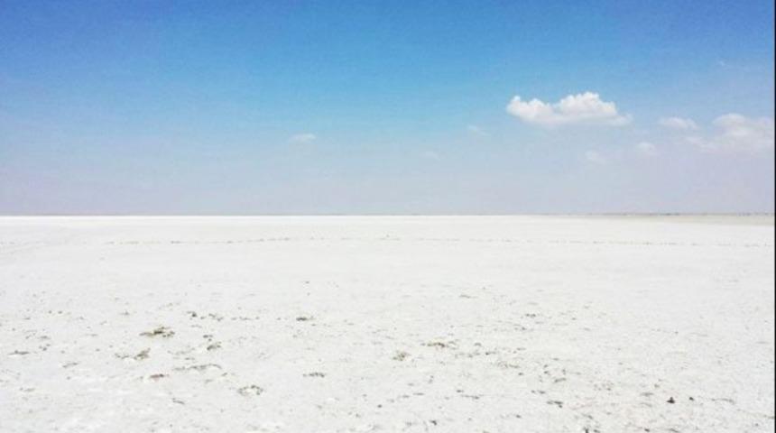 Seyfe Gölü tamamen kurudu