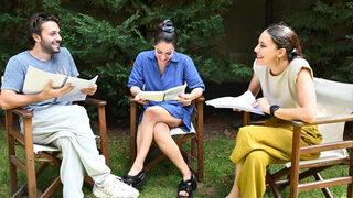 O Kız dizisinin oyuncuları okuma provasında buluştu