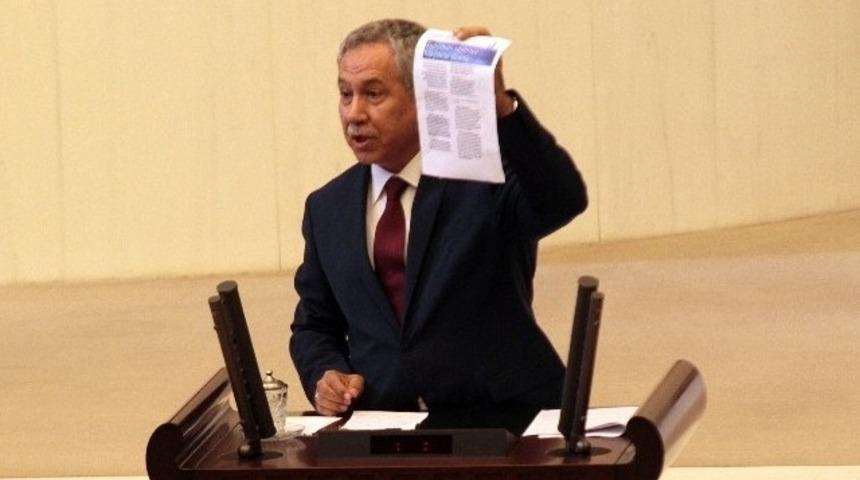 Arınç'tan HDP'li vekile: Bir kadın olarak sus