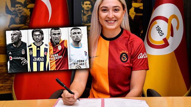 Galatasaray'a transfer olan Berna Yeniçeri'yi Burak Yılmaz'a benzettiler!