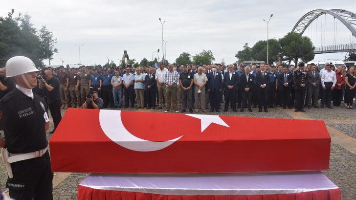 Giresun'da lunaparktaki kazada hayatını kaybeden komiser yardımcısı için tören G2