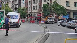 İstanbul'da doğal gaz borusu patladı! Cadde trafiğe kapatıldı