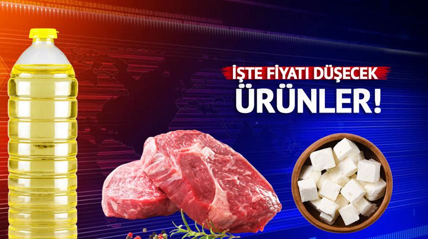 Fiyatı düşecek ürünlerin listesi belli oldu! Erdoğan'ın 'Fiyatları indirin' uyarısı sonrası gözler orada
