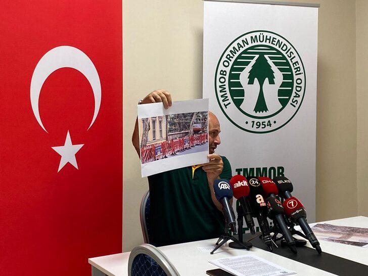 Orman Mühendisleri Odası, İBB'nin Çırağan'da kestiği ağaçlarla ilgili raporunu yayımladı G4