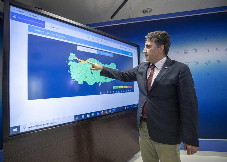 Marmara'nın doğusu ile Batı Karadeniz'in batısı için "turuncu kod"lu sağanak uyarısı G1