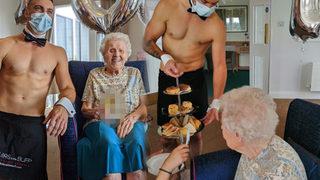 Huzurevinde yaşayan bir kadın, 106. doğum gününde çıplak garson istedi! O anlar sosyal medyada gündem oldu