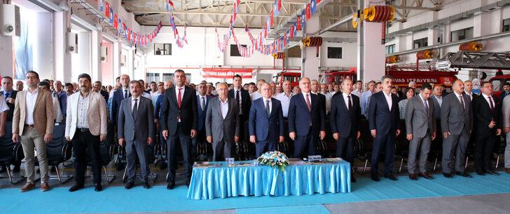Sivas'ta yeni itfaiye binası hizmete açıldı G3