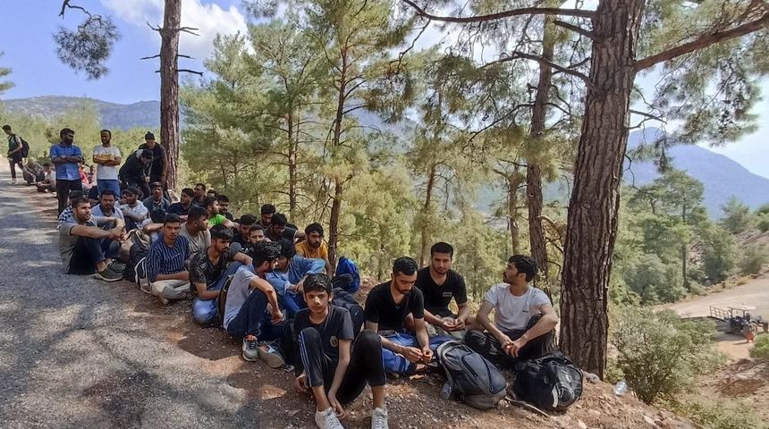Muğla'da 89 düzensiz göçmen yakalandı