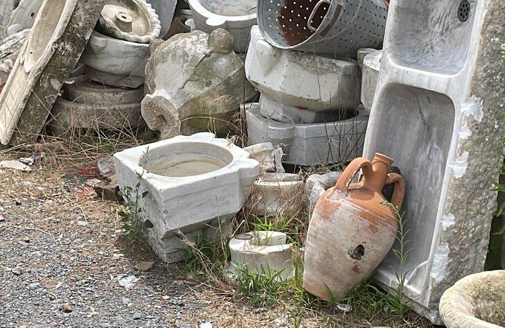 İstanbul'da çok sayıda tarihi amfora ele geçirildi G2