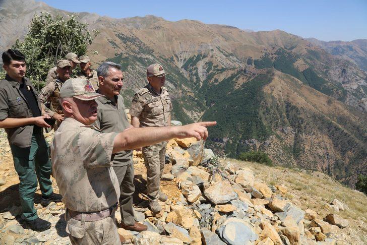 Tunceli Valisi Özkan, Kavaklıtepe Üs Bölgesi'nde incelemelerde bulundu G1